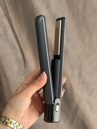 Випрямляч для волосся Grunhelm GHS-718U керамічний 4000 мАг 70х18 мм Чорний - фото 6