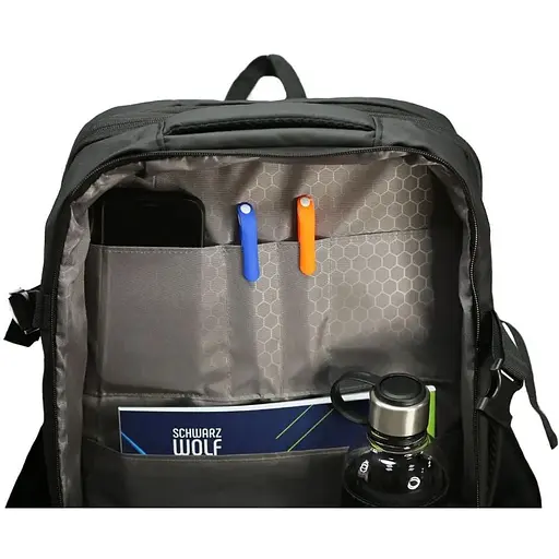 Рюкзак NikiBo Journey 20-30 л черный (30012505-01) - фото 7