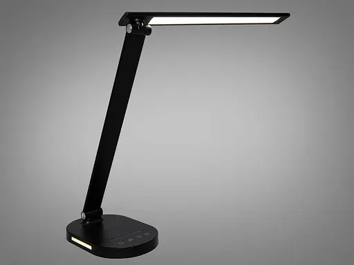 Світлодіодна нічна настільна лампа для манікюра, 6 Вт, чорний колір - фото 2