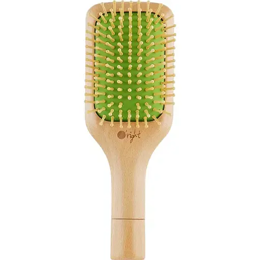 Щітка O'right масажна маленька з натурального буку - фото 1