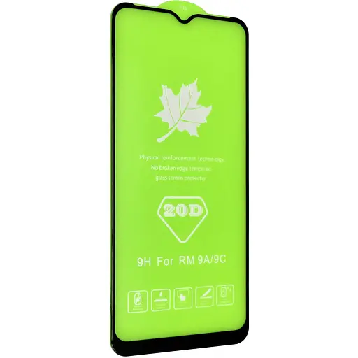 Защитное стекло DK Full Glue 20D для Motorola Moto E7 Plus 011094 black