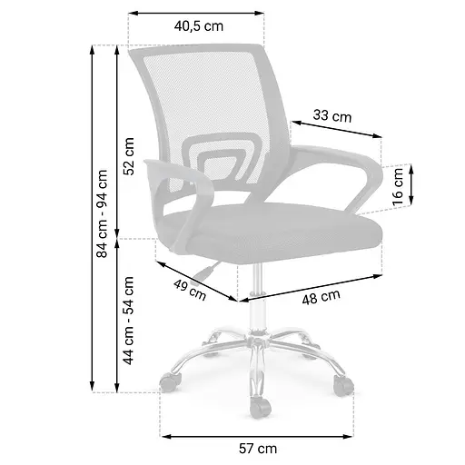 Офисное кресло Sofotel Emeri Black (242000) - фото 6