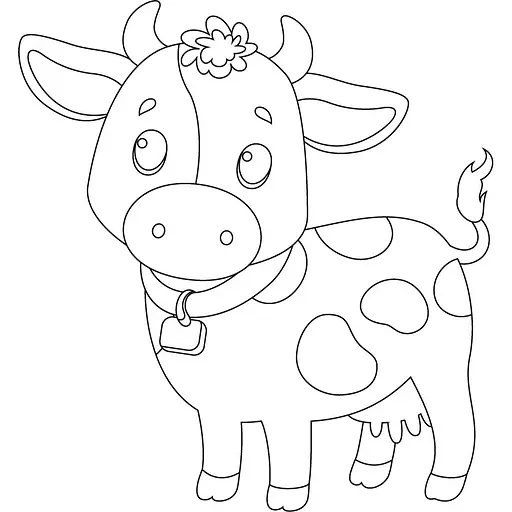 Роспись по холсту "Веселая коровка" Art Craft 15105-AC 25х30 см - фото 1