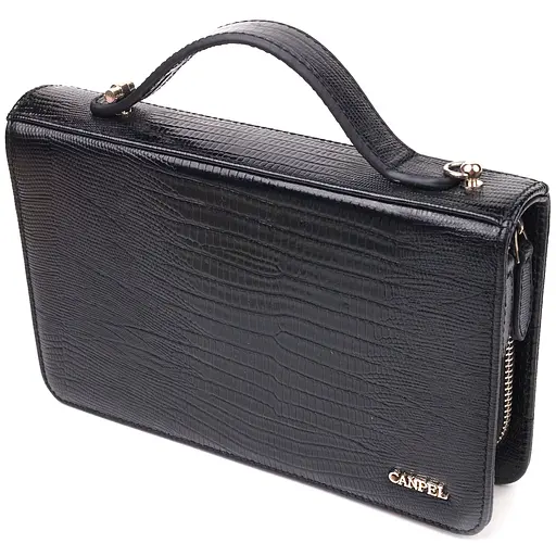 Барсетка кожаная мужская Canpellini 21,5х13,5х4 см sum0022450 - фото 1