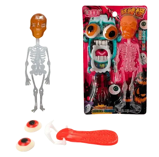 Набір цукерок Skeleton Monster Halloween Candy  22 г - фото 2