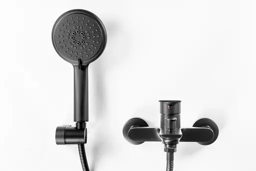 Смеситель для ванны Rea Mayson black черный настенный REA-B9634 Черный - фото 8