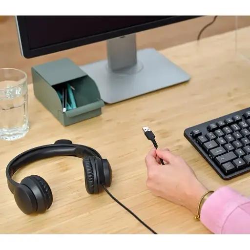 Гарнитура Trust Ayda USB-A черная - фото 6