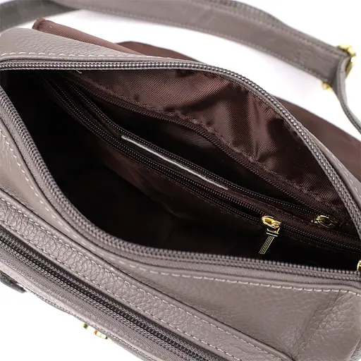 Сумка Vintage из натуральной кожи для женщин 23.5х17х10 см sum0027570 - фото 8