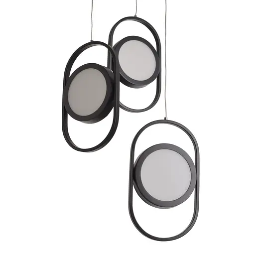 Люстра Brille подвесная лофт LED 32W NW BK (BL-886S/3) - фото 9