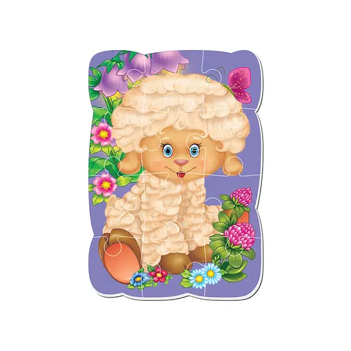 Магнитные пазлы Малыш сможет Овечка Vladi toys VT3301-02 А5, Укр