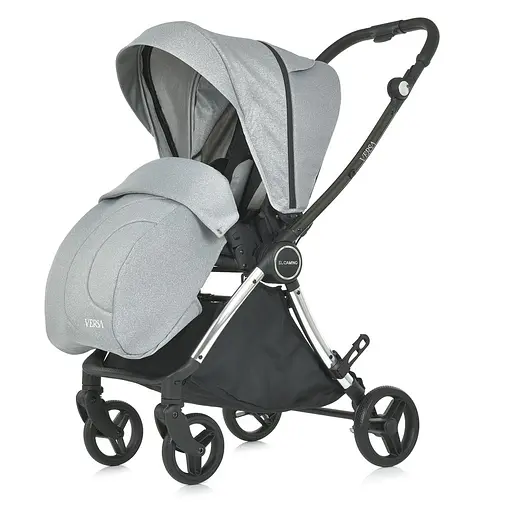 Детская прогулочная коляска-книга El Camino ME 1078 Versa Melange Gray Серая - фото 2