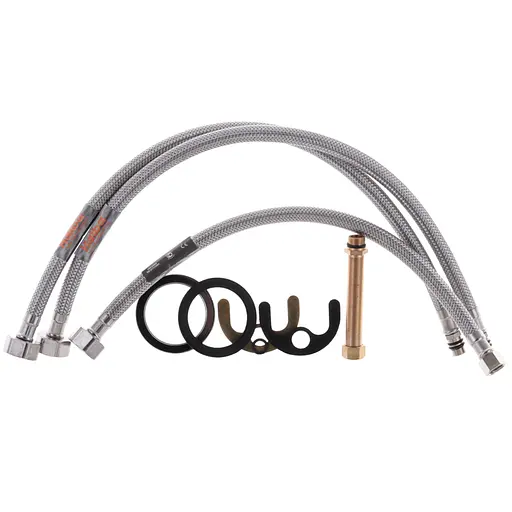 Змішувач для кухні на дві води Haiba Focus 021 HB0754 Хром - фото 2