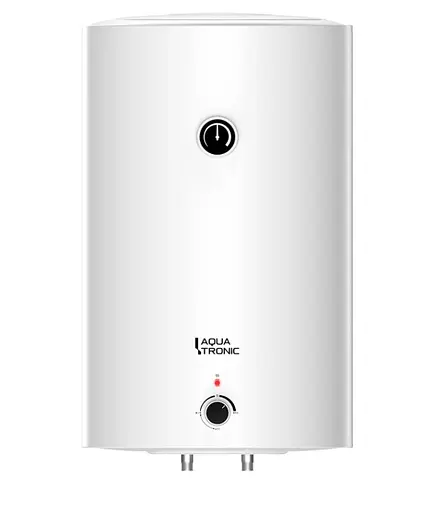 Водонагрівач електричний Aquatronic, 1500 Вт, мокрий ТЕН, 80 л універсальний, циліндричний, білий (Round W804615 B4) - фото 1
