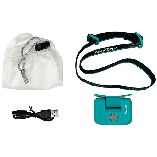 Налобний акумуляторний ліхтар із червоним світлом Xiaomi NexTool NE20003, 170 lm, 640 мАг, 19 год, зелений - фото 6