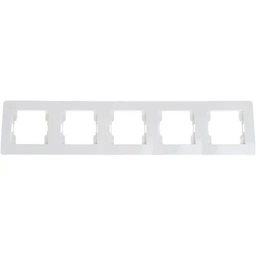 Рамка Brille для розетки ZB-5F wh