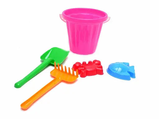 Песочный набор с ведром большим Бамсик, 25x20x20 см, 011/1
