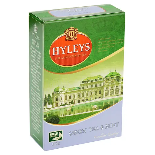 Чай Hyleys зелений з м'ятою 100 г - фото 2