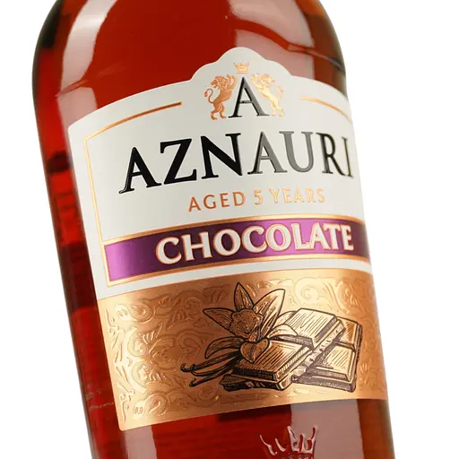 Спиртной напиток Aznauri Chocolate De Luxe 30% 0.5 л - фото 6