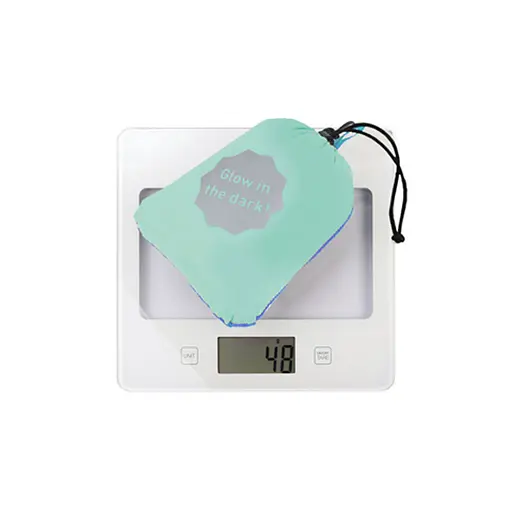 Курточка для собак AiryVest Lumi двостороння, світиться в темряві, розмір M40, салатово-голуба [CD] - фото 6