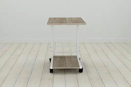 Стол приставной Ferrum-decor Френа 62x40x60 металл Белый ДСП Дуб Дуб Сонома Трюфель 16мм (FRD-102516) - фото 5