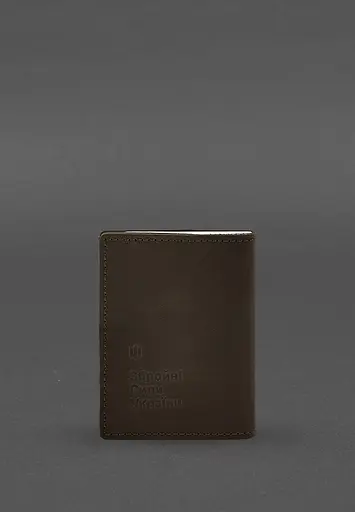 Кожаная обложка для удостоверения офицера 9.2 Темно-коричневый Crazy Horse - фото 5