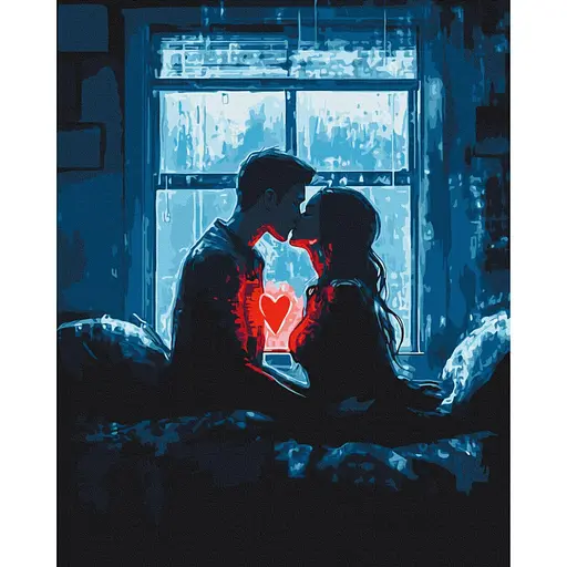 Картина по номерам "Соединившиеся сердца" Brushme BS54219, 40х50 см - фото 1