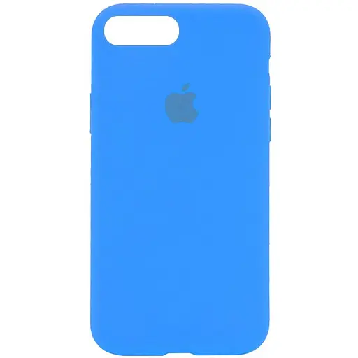 Чехол Silicone Case Full Protective AA для Apple iPhone 7 plus/8 plus 5.5 Голубой/Blue