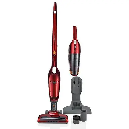 Вертикальный пылесос GORENJE Freestyle SVC216FR, 0,6 л, 21,6 В, автономность макс. 60 мин., LED подсветка, красно-черный