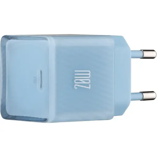 Сетевое зарядное устройство для McDodo 20W Dichromatic GaN PD Fast Charger ( EU Plug ) CH-3772 Синий - фото 1