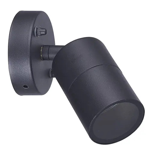 Світильник поворотний, спот Goldlux 208781 Olimp GU10 1x35W IP44 BK - фото 1