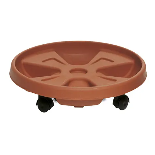 Поддон пластиковый Roller, 35-31 см круглый с роликами (11350)