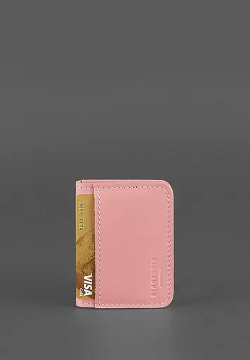 Кожаная обложка для ID-паспорта и водительского заседания 4.0 Розовая - фото 5