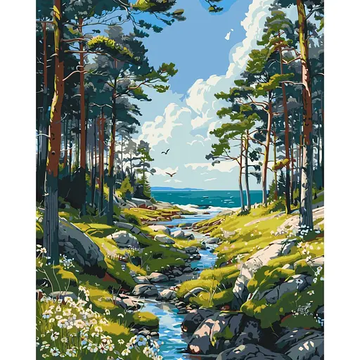 Картина по номерам ArtCraft Тишина природы 40х50 см (11044-AC)