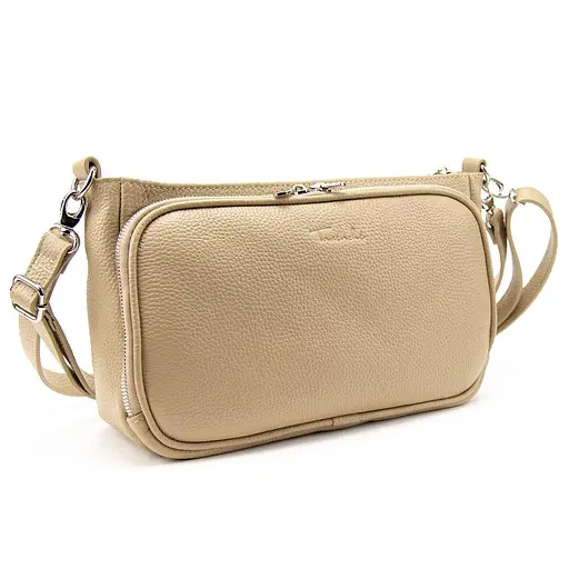 Шкіряне жіноче кросбоді Tavinchi CH-001B-FL