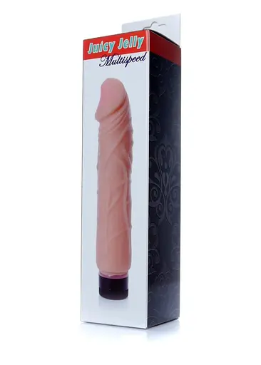 Реалистичный вибратор B - Series EasyLove Boss Juicy Jelly 22 см телесный - фото 6