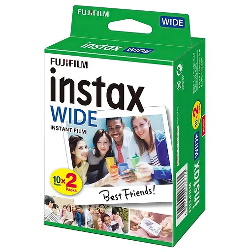Набір камера Fujifilm Instax Wide 400 Фотопапір 20 шт. Чохол Фотоальбом на 64 фото зелений - фото 8