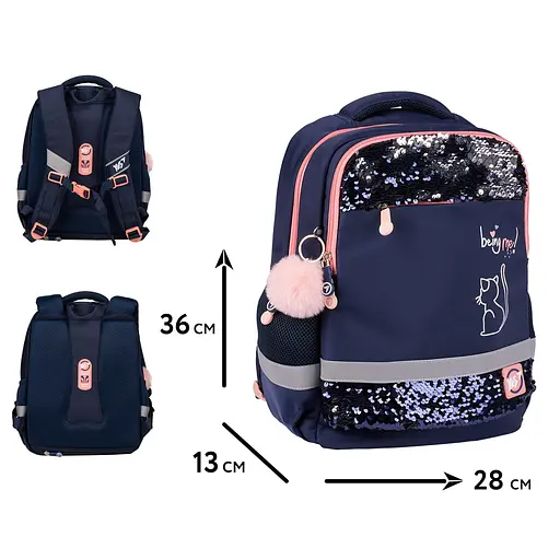 Рюкзак шкільний Yes Be Like a Cat S-52 Ergo - фото 2