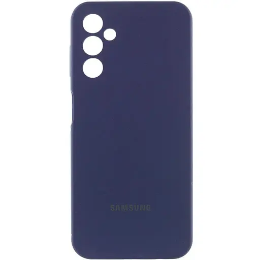 Чехол Lakshmi Silicone Cover Full Camera (AA) with logo для Samsung Galaxy A05s Синий / Midnight Blue
