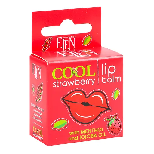 Бальзам для губ Elen Cosmetics Cool Strawberry 9 мл - фото 6