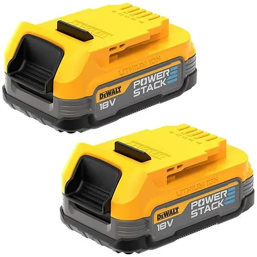 Акумуляторна батарея DeWalt 18 В XR Li-lon PowerStack 3.5А 2 шт. (DCBP318S2)