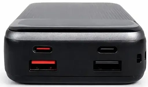 Магнітний повербанк King Power WPG-207 20000 мАг швидке заряджання 22,5 Вт, бездротова 15 Вт MagSafe Чорний - фото 4