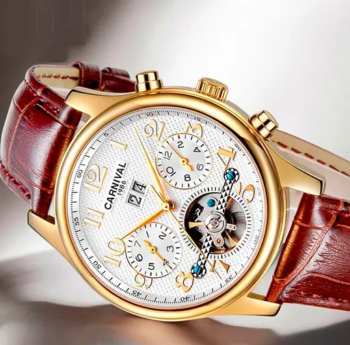 Годинник Carnival Swiss Brown - фото 3