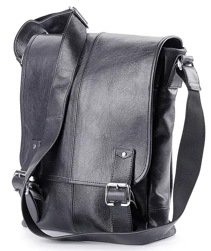 Чоловіча шкіряна сумка SHVIGEL 22х23х7 см sum0026529 - фото 3