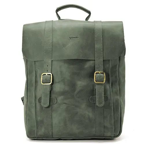 Кожаный женский рюкзак TARWA 32х40х11 см sum0026443 - фото 6