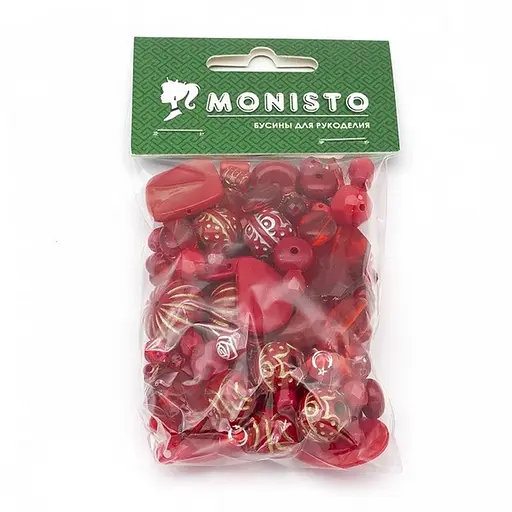 Декоративні намистинки для творчості Бомбей Dom Busin УТ100014229 в упаковці 86 шт - фото 5