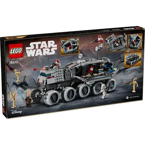 Конструктор LEGO Star Wars Війни клонів Джаггернаут Великої армії Республіки 813 деталей (75413) - фото 11