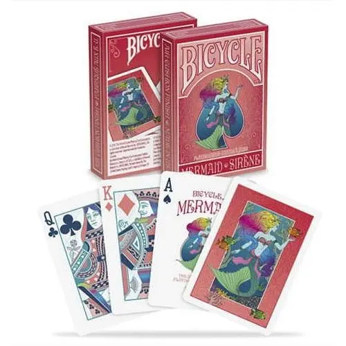 Карти гральні United States Playing Card Company Bicycle Mermaid (red) (02457-1)