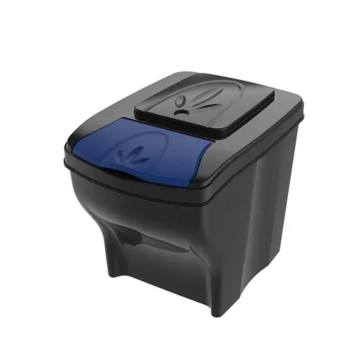 Контейнер для мусора Bama Poker 28x40x31h, 20 л. синий