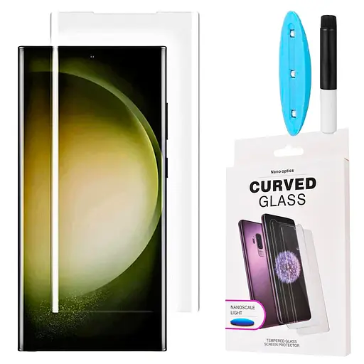 Захисне скло DK для Samsung Galaxy S23 Ultra S918 UV Curved 015452 clear 2 шт. - фото 2