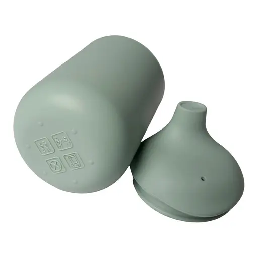 Пляшечка непроливна силіконова OldBro 175 мл olive - фото 3